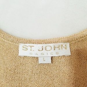 St. John Tops - St. John Basics Gold Glitter/Sparkle Tank Top St. John Tops - St. John Basics Gold Glitter/Sparkle Tank Top